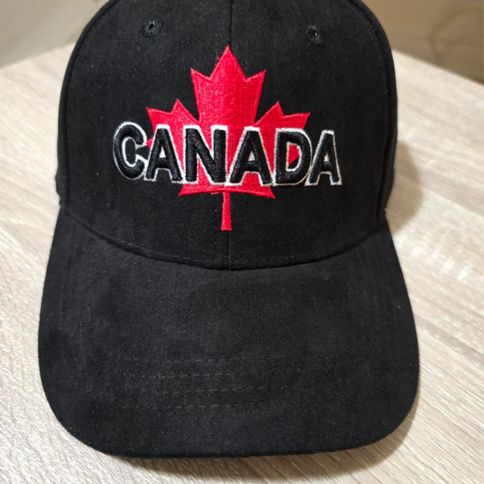 Canada Suede Embroidery Cap